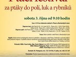 Ptačí festival - za ptáky do polí, luk a rybníků Ptačí festival - za ptáky do polí, luk a rybníků