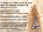 Pouť do Císařské jeskyně Pouť do Císařské jeskyně