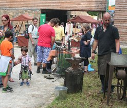 Antonín Juračka, umělecký kovář z Ráječka.