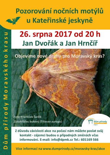 PLAKÁTEK pozorování nočních motýlů 2017