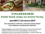 Cykloexkurze Podél Zlaté stoky na místní farmy