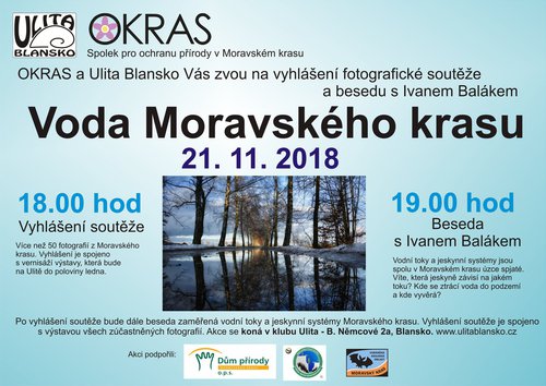 plakát Voda Moravského krasu
