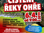 Čištění řeky Ohře po vodě i po břehu