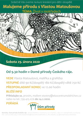 /Dům přírody/ - Malujeme přírodu s Vlastou Matoušovou 1 2020