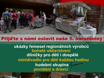 Regionální jarmark Domu přírody 2020 Regionální jarmark Domu přírody 2020