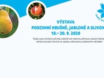 Výstava odrůdy podzimních hrušní, jabloní 2020 Výstava odrůdy podzimních hrušní, jabloní 2020