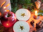 Vánoční výstava ovoce zimní odrůdy jádrovin Vánoční výstava ovoce zimní odrůdy jádrovin