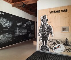 Tři trubky - vstup - červenec 2023
