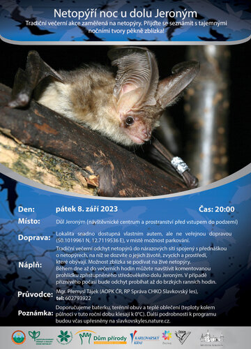 Netopýří noc v Jeroným 2023