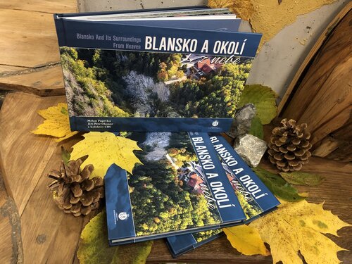 kniha Blansko a okolí z nebe