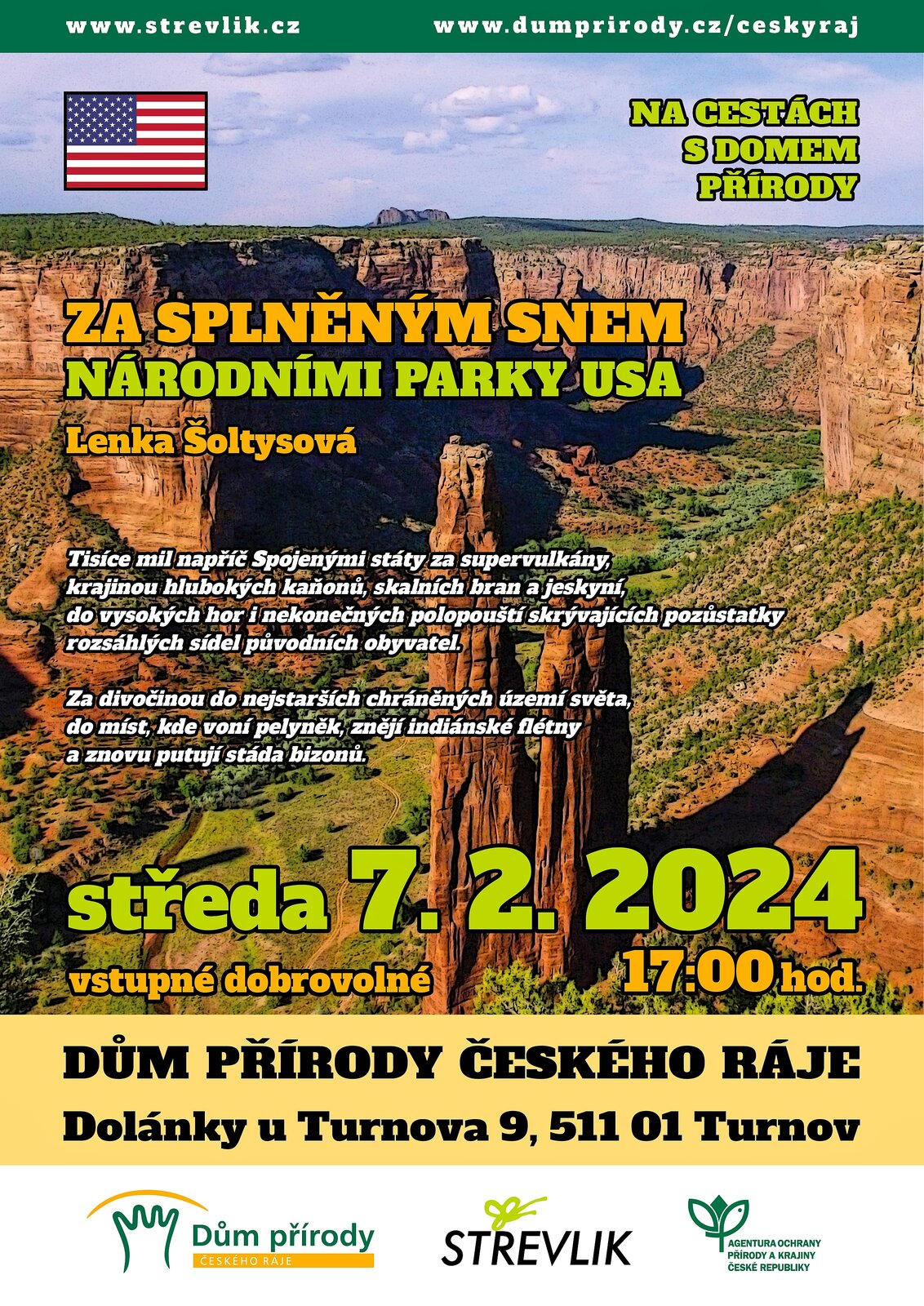 Za splněným snem národními parky USA