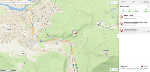 mapa linhart