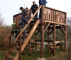 ptačí pozorovatelna u Nového rybníka