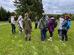 Capartická louka, přednáška s kosením Capartická louka, přednáška s kosením
