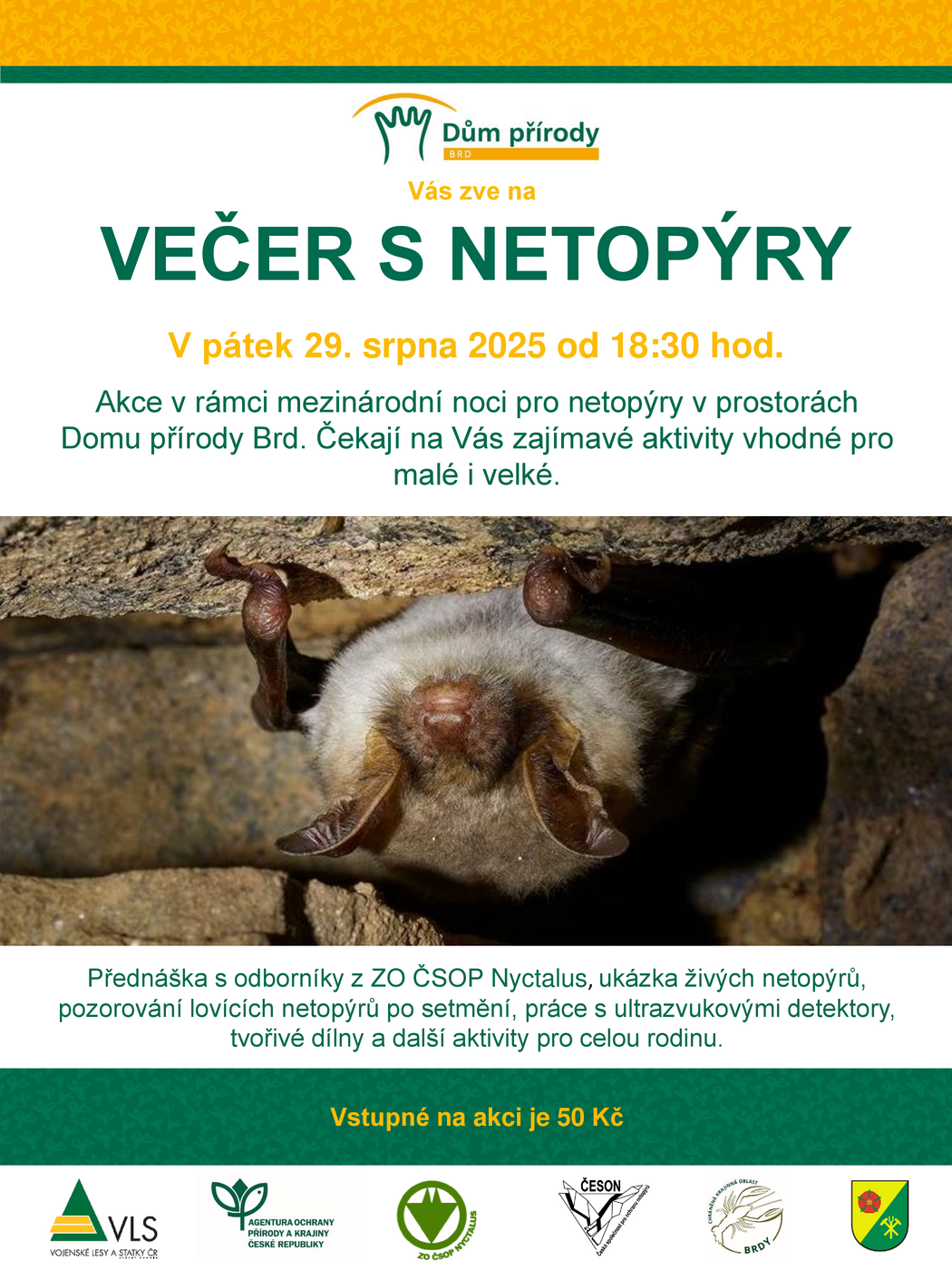 Večer s netopýry 2025