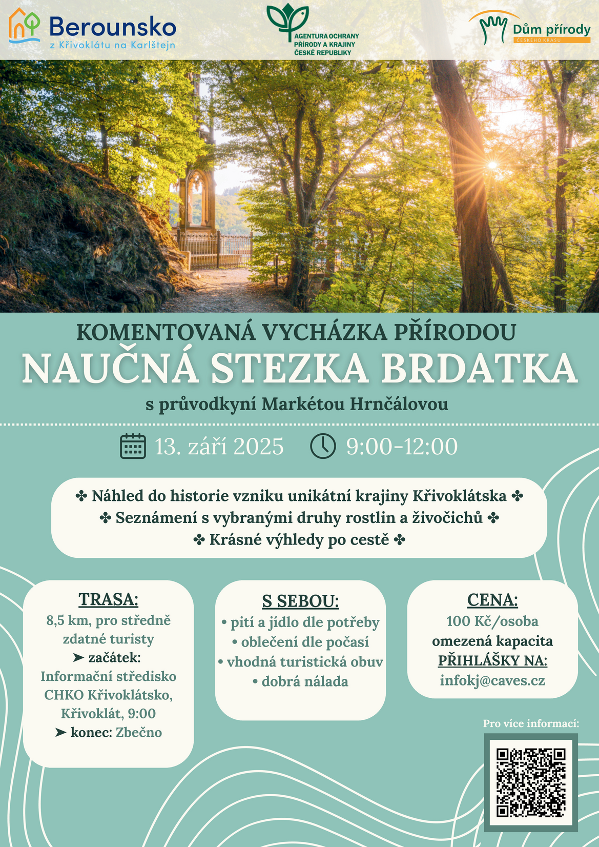 Komentovaná vycházka přírodou - Naučná stezka Brdatka