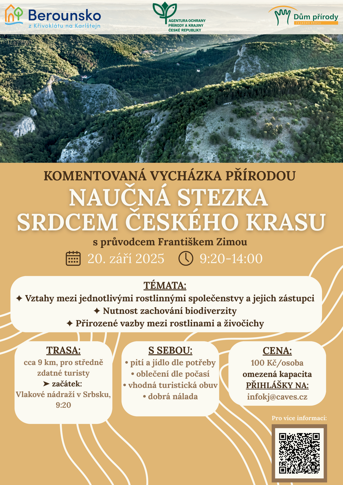 Komentovaná vycházka přírodou - Naučná stezka Srdcem Českého krasu