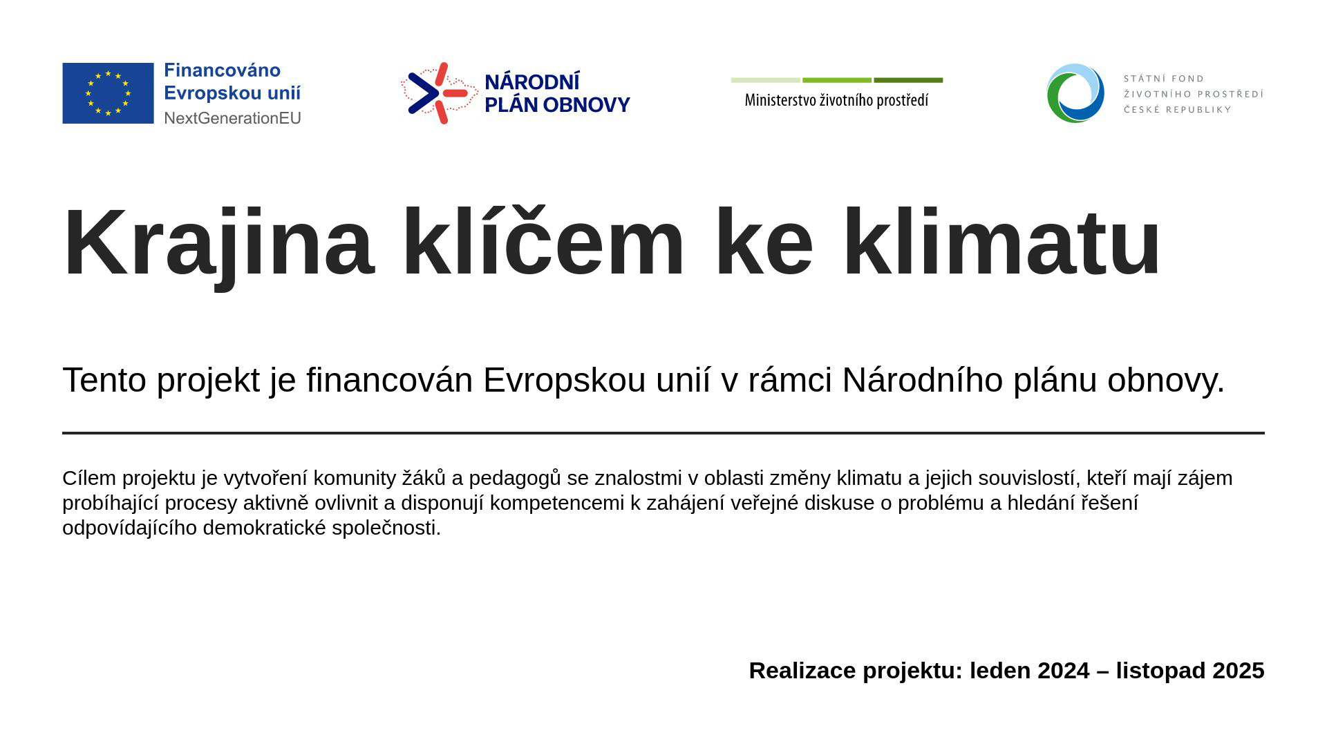 Krajina klíčem ke klimatu