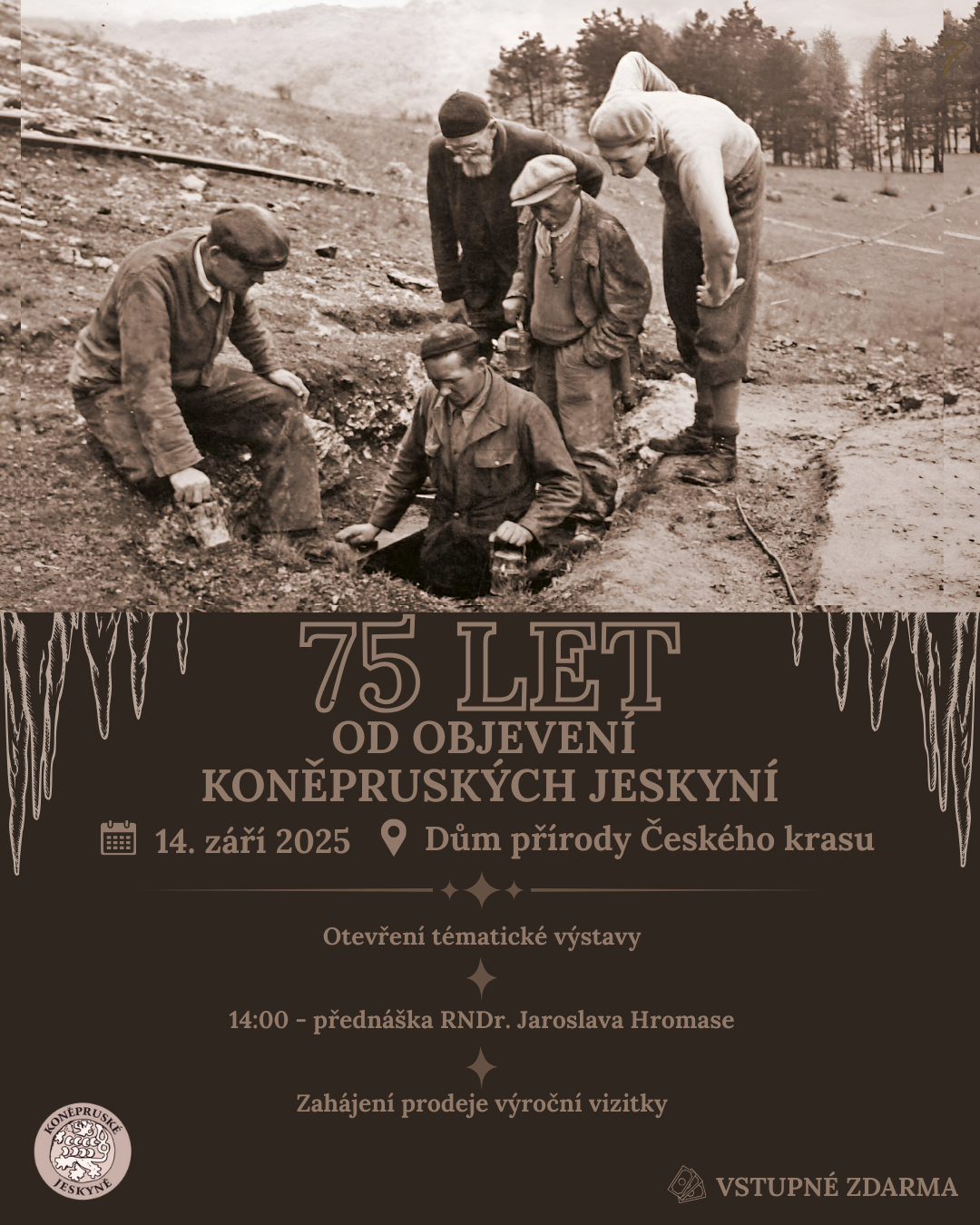 Plakát k 75. výročí objevení ugurtů