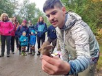 Podzimní tah practva na Chomoutovském jezeře