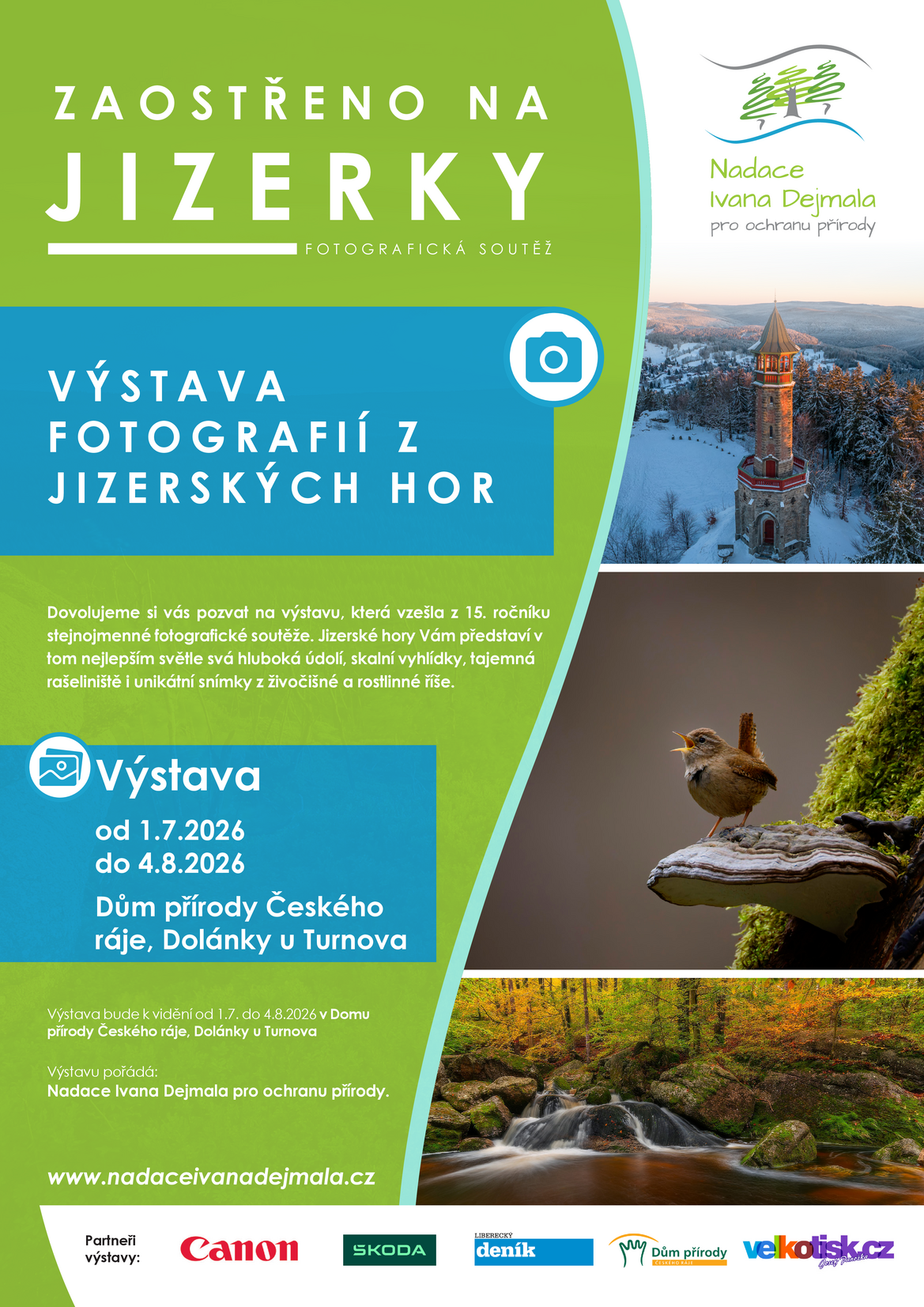 Pozvánka na výstavu Zaostřeno na Jizerky 2026