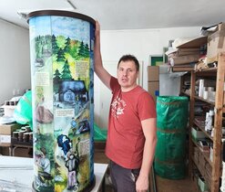 Expozice se vyráběla v Moravském krasu