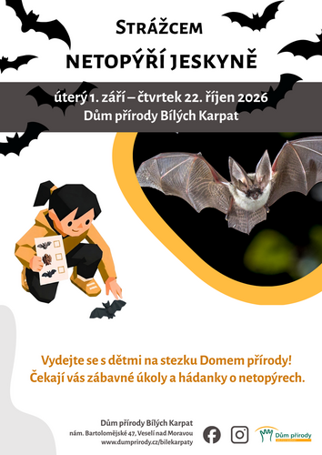 Stezka Strážcem netopýří jeskyně plakát Stezka Strážcem netopýří jeskyně plakát