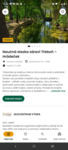 Stezka Třeboň-Hrádeček v aplikaci Uneeqly