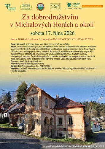 Plakát_Michalovy hory_exkurze_Hříbal Plakát_Michalovy hory_exkurze_Hříbal