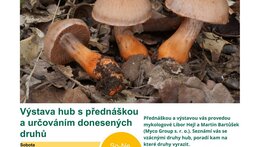 Mykologická výstava s přednáškou 
